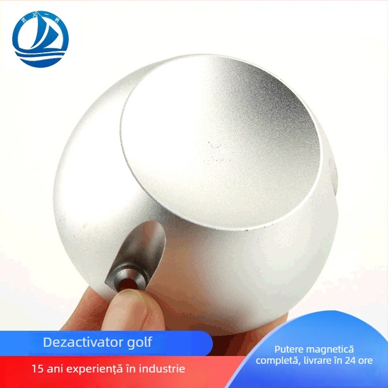 Deblocator magnetic pentru etichete anti-furt, model YF-60013; potrivit pentru supermarketuri, magazine de îmbrăcăminte, centre comerciale, magazine de bagaje și încălțăminte; material: magnet și aliaj de aluminiu; marca New Handsome.