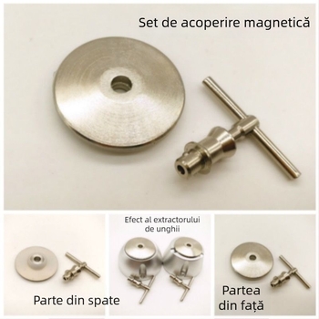 Îndepărtător magnet pentru etichete de securitate ale hainelor – Instrument universal de deblocare a etichetelor, capac de protecție (Model: Other; Brand: Other; Import: No)