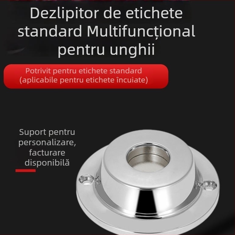 Deblocator magnetic dublu pentru etichete anti-furt de haine, folosit în supermarket — îndepărtător etichete dure, brand In the Wild