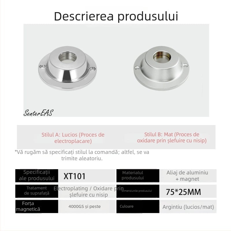 Deblocator magnetic dublu pentru etichete anti-furt de haine, folosit în supermarket — îndepărtător etichete dure, brand In the Wild