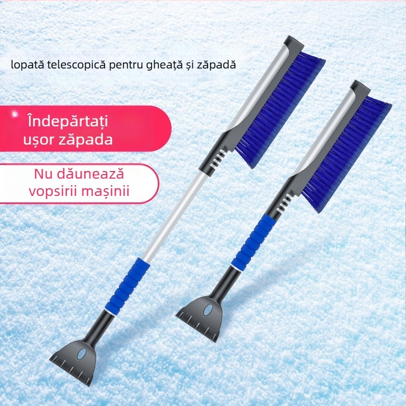 Shun Wei Lopată multifuncțională pentru zăpadă auto – extensibilă, pentru îndepărtarea gheții și a zăpezii