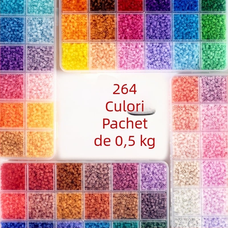 Mingchuang kit de mărgele 2,6 mm, 0,5 kg – materiale și unelte pentru artă 3D cu mărgele
