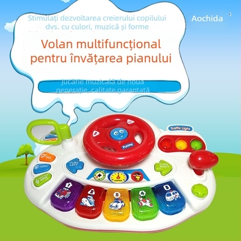 Jucărie educativă de pian pentru copii - construcție din plastic, brand Aoqida, potrivit pentru 7–14 ani