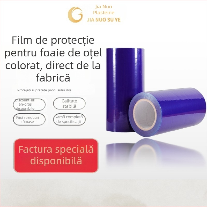 Film protector PE pentru suprafețe — 200 m, adeziv ulei/apă, grosime și lățime personalizabile; pentru electronice, oțel inoxidabil, aliaj de aluminiu, uși și ferestre, mobilier