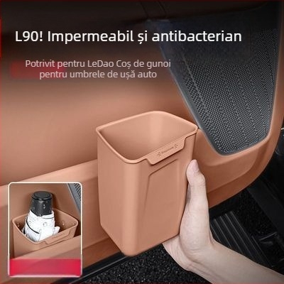Organizator interior auto și coș de gunoi cu design respirabil, personalizare disponibilă și imprimare de logo