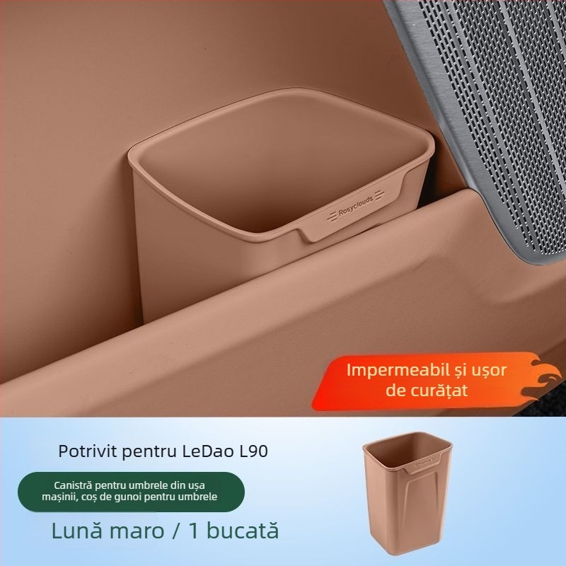 Organizator interior auto și coș de gunoi cu design respirabil, personalizare disponibilă și imprimare de logo