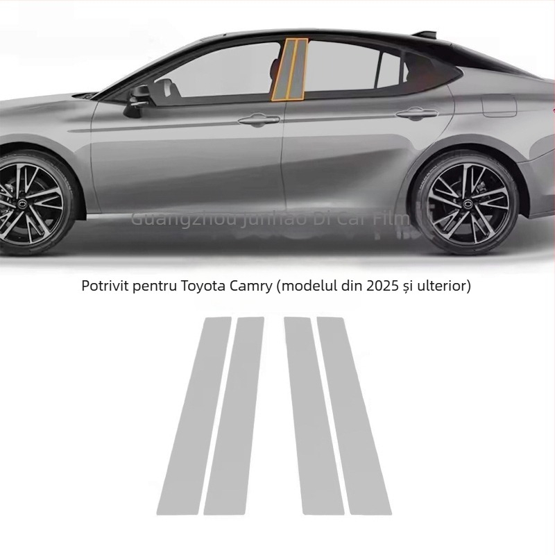 Film TPU JWUDMVP pentru coloana B Toyota Camry 2025, pre-tăiat