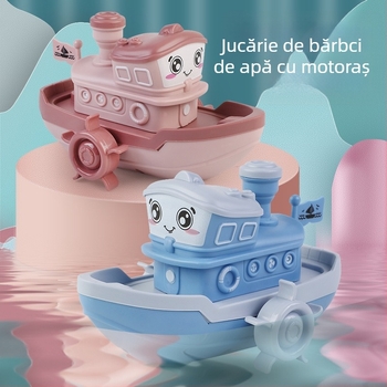 Jucării de baie pentru copii - bărci din plastic pentru baie, ambalare într-o pungă PP, pentru 3-6 ani, categoria 3C: jucării din plastic sub 14 ani