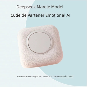 Jucărie AI cu dialog vocal pentru educație timpurie – silicon, conectivitate Bluetooth și Wi‑Fi, baterie reîncărcabilă, interacțiune emoțională