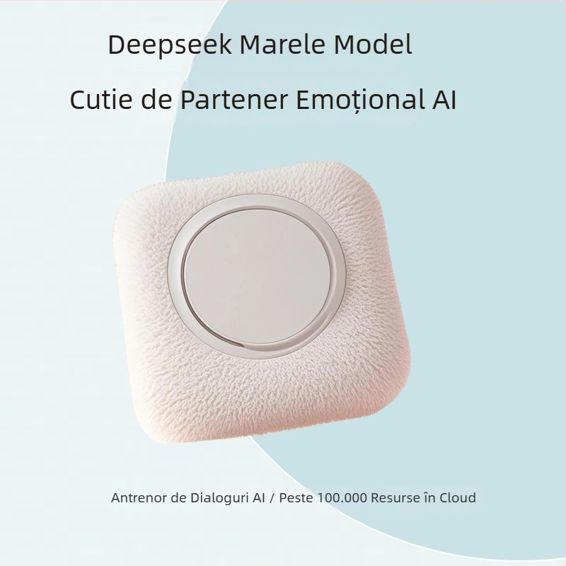 Jucărie AI cu dialog vocal pentru educație timpurie – silicon, conectivitate Bluetooth și Wi‑Fi, baterie reîncărcabilă, interacțiune emoțională