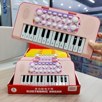 Keyboard electronic pentru copii, învățare timpurie cu cântece și povești educaționale, corp din plastic, potrivit pentru 4–6 ani, jucărie 3C pentru sub 14 ani