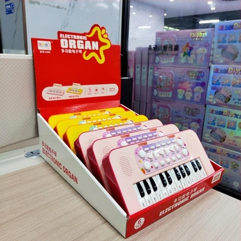 Keyboard electronic pentru copii, învățare timpurie cu cântece și povești educaționale, corp din plastic, potrivit pentru 4–6 ani, jucărie 3C pentru sub 14 ani