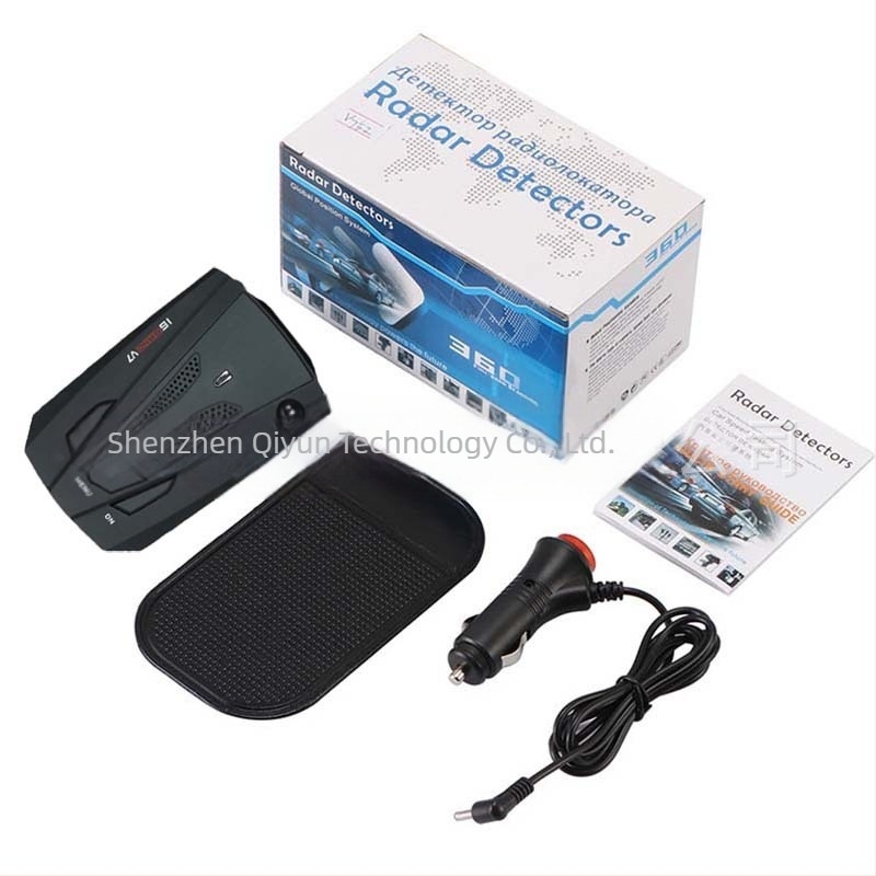 Detector radar auto cu avertizare timpurie, V7, multifuncțional (Marcă: its yun2; Material: ABS; Personalizare: Da)