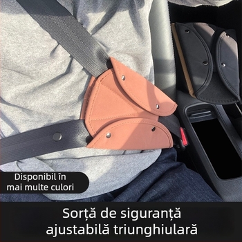 Pernă de umăr pentru centura de siguranță auto, personalizare disponibilă și imprimare logo, model Safety Belt Triangle Shoulder Pad