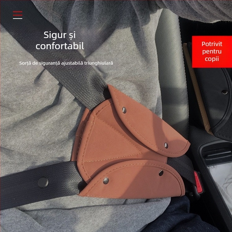 Pernă de umăr pentru centura de siguranță auto, personalizare disponibilă și imprimare logo, model Safety Belt Triangle Shoulder Pad