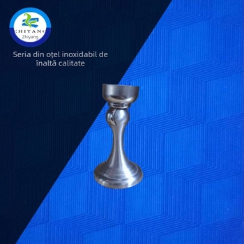 Sistem de susținere a ușii din oțel inoxidabil, montaj pe perete, control automat, model 818, finisaj cu textură fir, stil modern minimalist