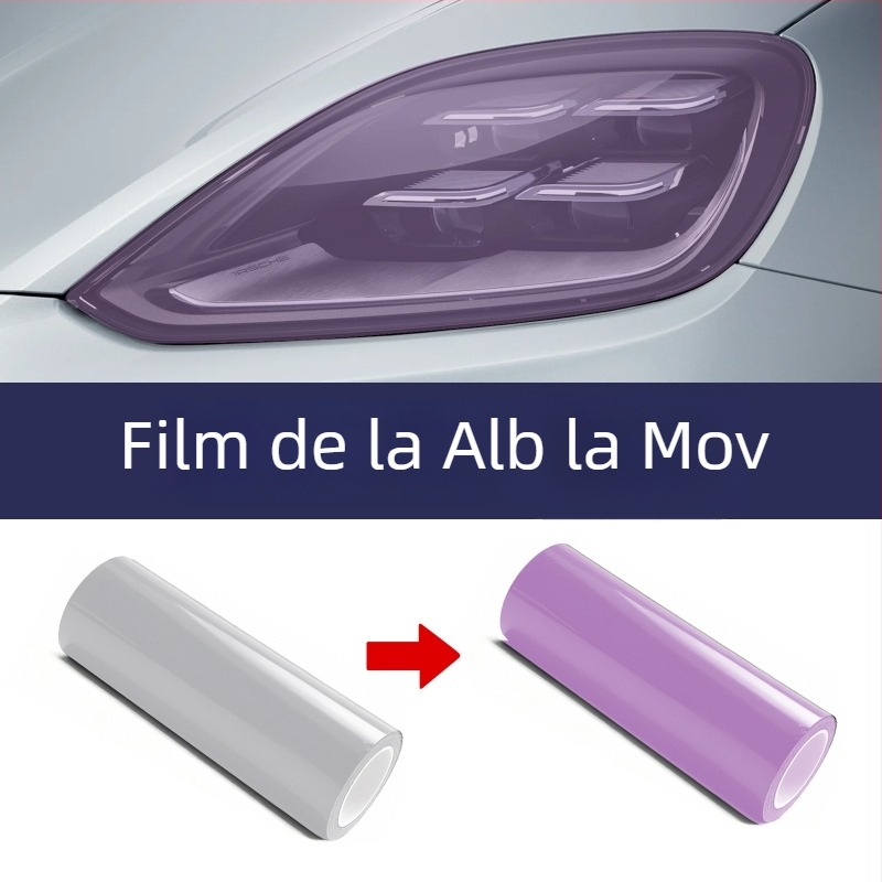 JWUDMVP TPU film pentru faruri — strat protector auto-reparabil, garanție 8