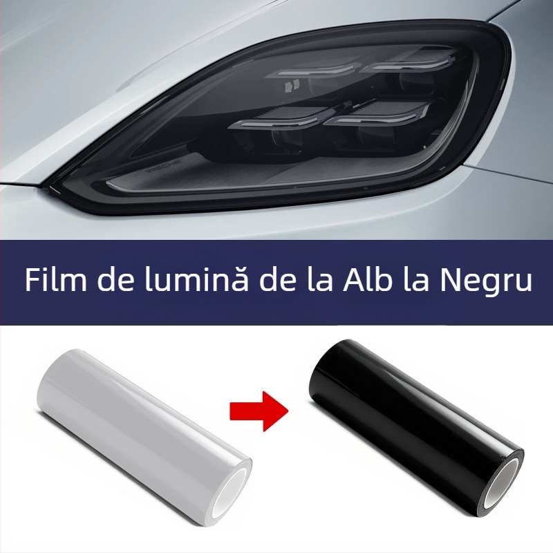 JWUDMVP TPU film pentru faruri — strat protector auto-reparabil, garanție 8