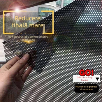 Film universal pentru parbrizul frontal, cu plasă, izolație termică, fixare statică, grosime