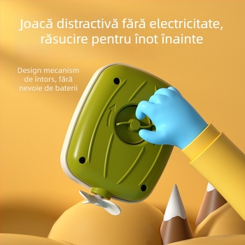 Jucărie de baie din plastic cu mecanism de învârtire pentru sugari 0–2 ani – animale geometrice, etichetă privată disponibilă