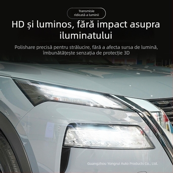 Film protector TPU transparent pentru faruri și stopuri Nissan X-Trail 2021 – prelucrare personalizabilă