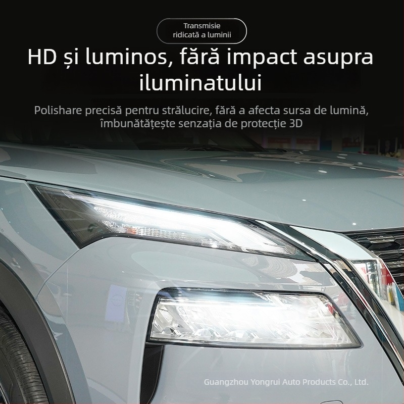 Film protector TPU transparent pentru faruri și stopuri Nissan X-Trail 2021 – prelucrare personalizabilă