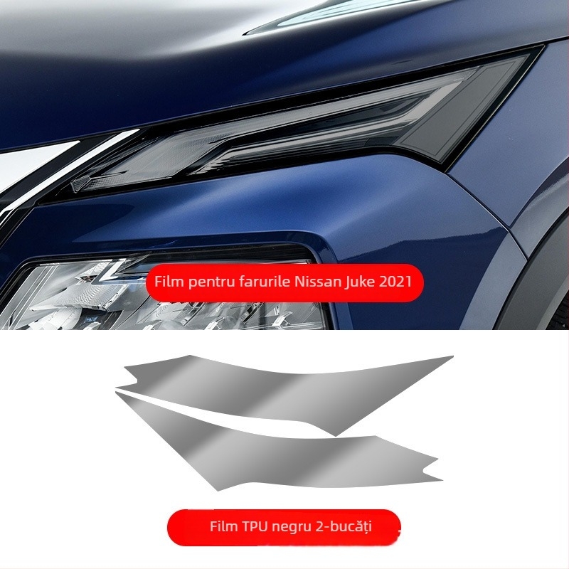 Film protector TPU transparent pentru faruri și stopuri Nissan X-Trail 2021 – prelucrare personalizabilă