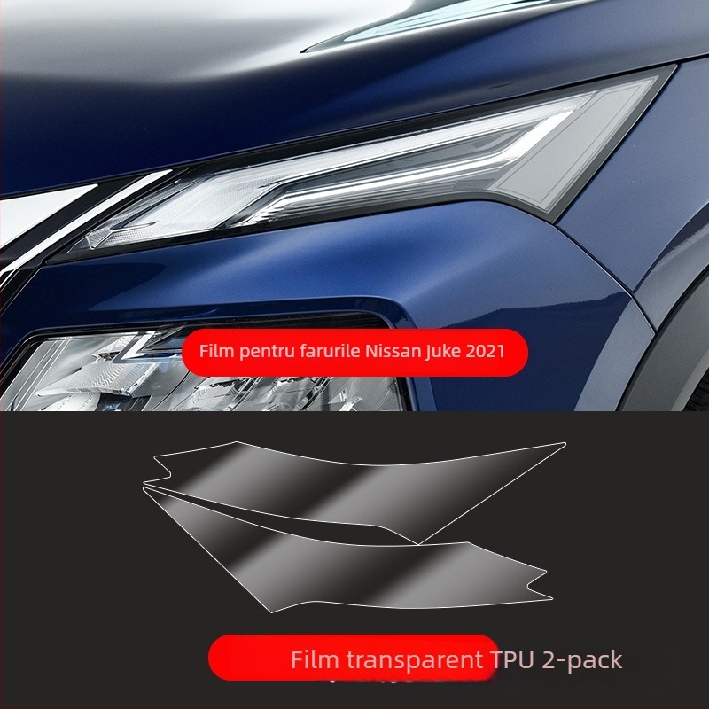 Film protector TPU transparent pentru faruri și stopuri Nissan X-Trail 2021 – prelucrare personalizabilă