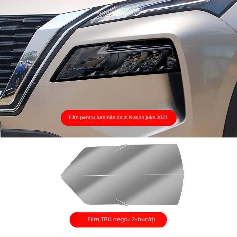 Film protector TPU transparent pentru faruri și stopuri Nissan X-Trail 2021 – prelucrare personalizabilă