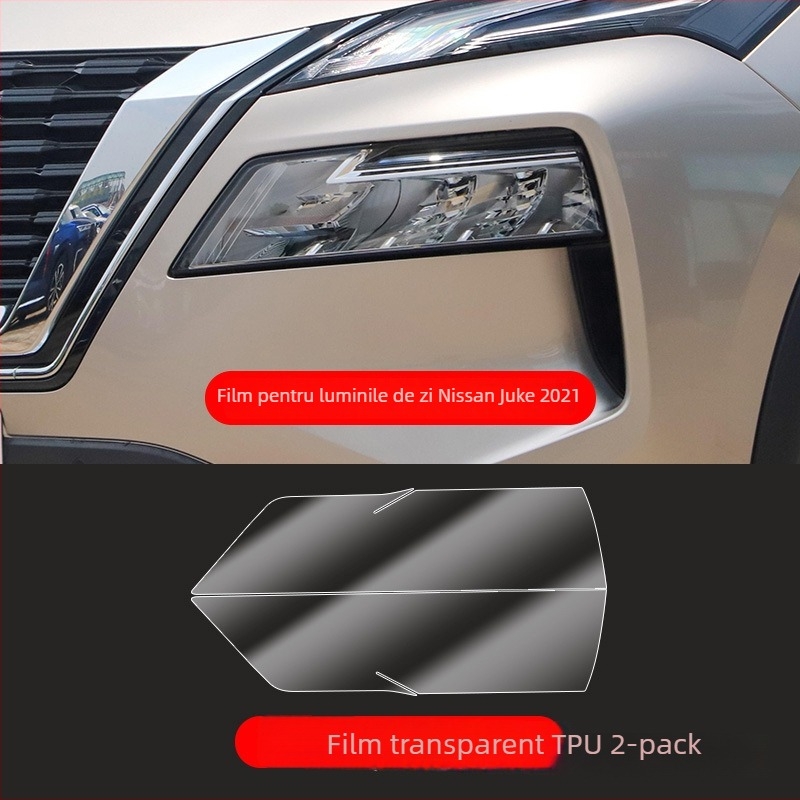 Film protector TPU transparent pentru faruri și stopuri Nissan X-Trail 2021 – prelucrare personalizabilă