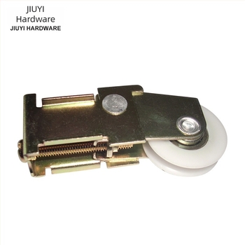 Rula din nylon pentru uși glisante și ferestre, corp din aliaj de aluminiu, cu două roți, personalizabil, interval de aplicare 1-5