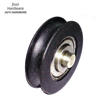 Rula din nylon pentru uși glisante și ferestre, corp din aliaj de aluminiu, cu două roți, personalizabil, interval de aplicare 1-5