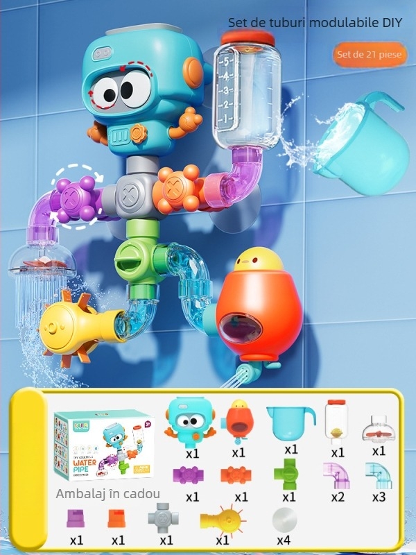 Set de jucării cu apă pentru copii — plastic, vârstă 0–3 ani, cod produs YB1720, certificare 3C 2022182202038387