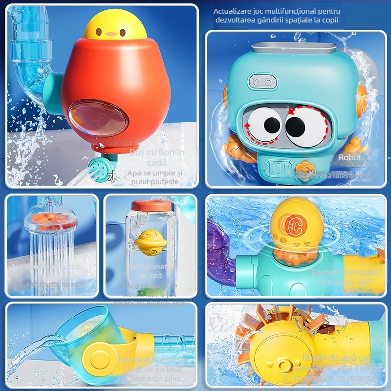 Set de jucării cu apă pentru copii — plastic, vârstă 0–3 ani, cod produs YB1720, certificare 3C 2022182202038387
