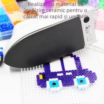 DIY Mărgele EVA – placă puzzle plată cu presiune termică, dimensiune mărgele 2.6 mm, pentru 7–14 ani