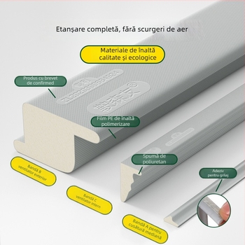 Etanșare pentru ferestre – izolare fonică, rezistență la vânt și praf, stil modern minimalist, Model: Altul