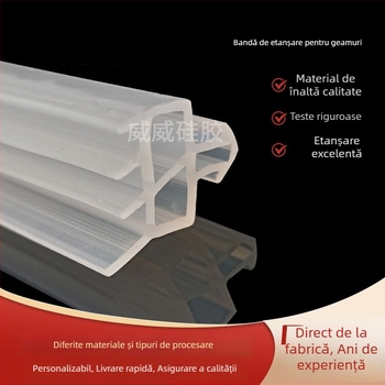 Bandă de etanșare din silicon pentru uși și ferestre — rezistentă la temperaturi înalte, Weiwei silicone, piese standard