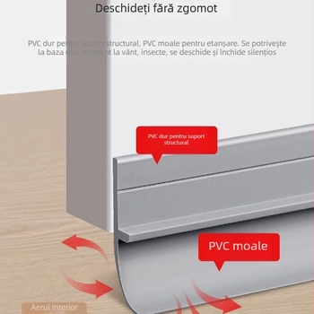 Bandă de etanșare pentru uși și ferestre | Cauciuc, secțiune în formă de L, etanșare rezistentă la intemperii (Material: cauciuc; Secțiune: în formă de L; Domeniu de aplicare: uși și ferestre; Temperatura de funcționare: până la 50°C)