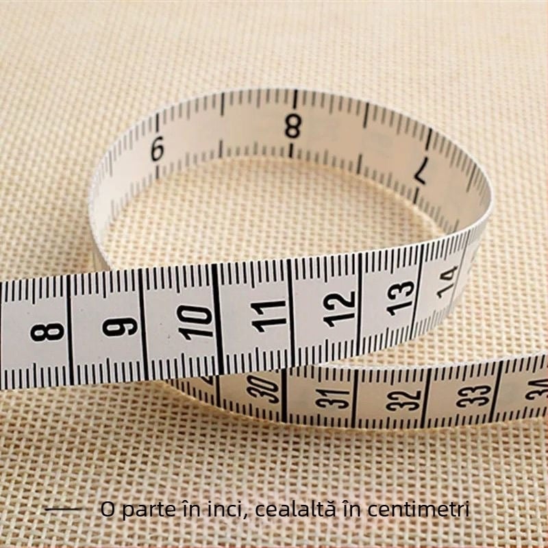 Bandă de măsurat pentru haine — riglă flexibilă pentru croitorie și uz casnic; Brand Unique; Material: Alt; Model: Alt; Import: Nu; Utilizare: Alt