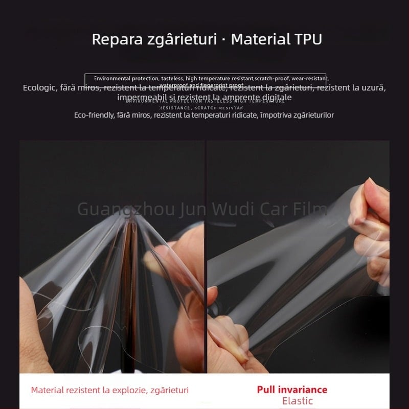 Jwudmvp TPU film protecție faruri spate, cu schimbare de culoare, pentru Nissan N7 2025 – garanție 6 ani