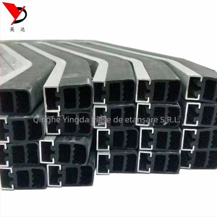 Bandă senzor din silicon pentru siguranță/coliziune, secțiune în profil tip D, model YD-35, -40°C până la 80°C, potrivită pentru uși automate AGV, autovehicule și utilaje