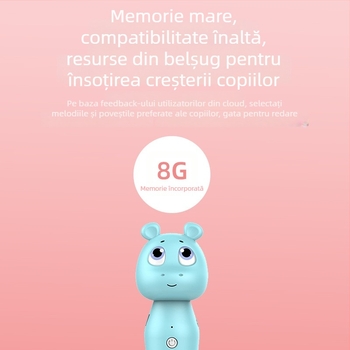 Naughty Boy stilou de citire cu puncte pentru copii – dispozitiv de citire pentru educație timpurie, 4–8 GB memorie, înregistrare, reîncărcabil, descărcare, muzică