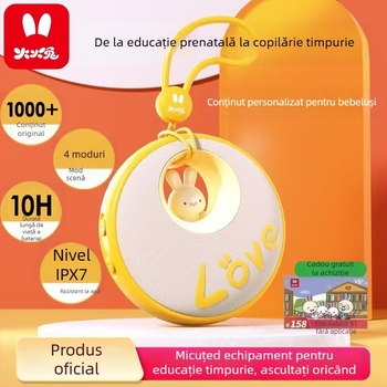 Fire Bunny B1 Dispozitiv de Educație timpurie și Povestire – Electric, Reîncărcabil, Player muzical, Carcasă din plastic, pentru 0–3 ani