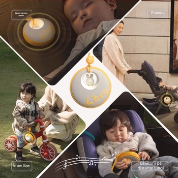 Fire Bunny B1 Dispozitiv de Educație timpurie și Povestire – Electric, Reîncărcabil, Player muzical, Carcasă din plastic, pentru 0–3 ani