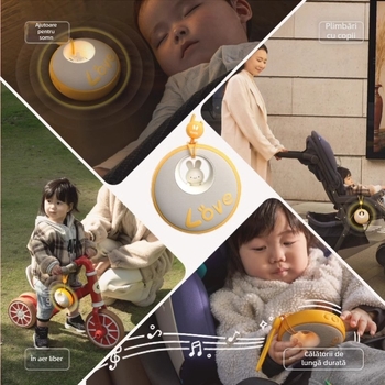 Fire Bunny B1 Dispozitiv de Educație timpurie și Povestire – Electric, Reîncărcabil, Player muzical, Carcasă din plastic, pentru 0–3 ani