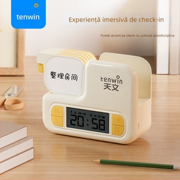 Dispozitiv de învățare pentru elevi – monitor de autocontrol și gestionare a timpului, reîncărcabil, carcasă din plastic, vârstă 7–14 ani