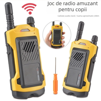 Ceas intercom pentru copii cu comunicare părinte-copil la distanță, încărcare USB, carcasă din plastic, pentru copii 4–6 ani