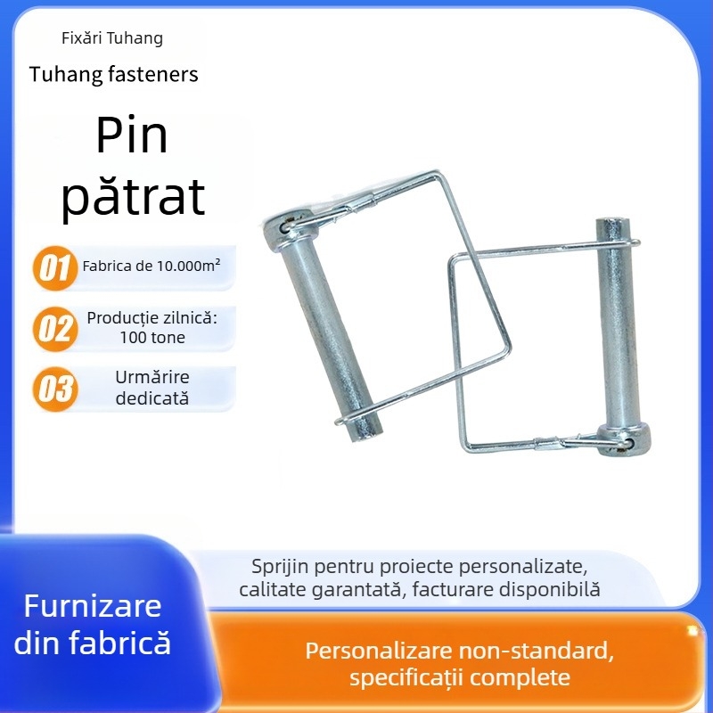 Road Trip mânere D în arc cu încuietoare, șuruburi cruciform cap rotund și cap pătrat, finisaj galvanizat lucios