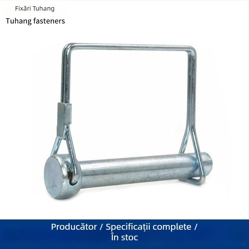 Road Trip mânere D în arc cu încuietoare, șuruburi cruciform cap rotund și cap pătrat, finisaj galvanizat lucios