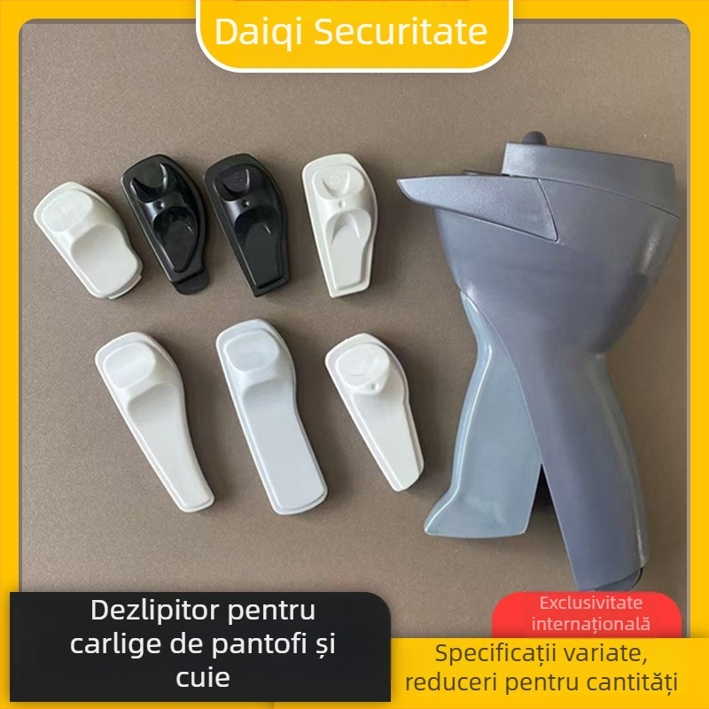 Deblocator manual pentru catarama anti-furt a pantofilor, model TR020, ABS plastic, potrivit pentru generațiile 1–4 ale cataramelor pentru pantofi